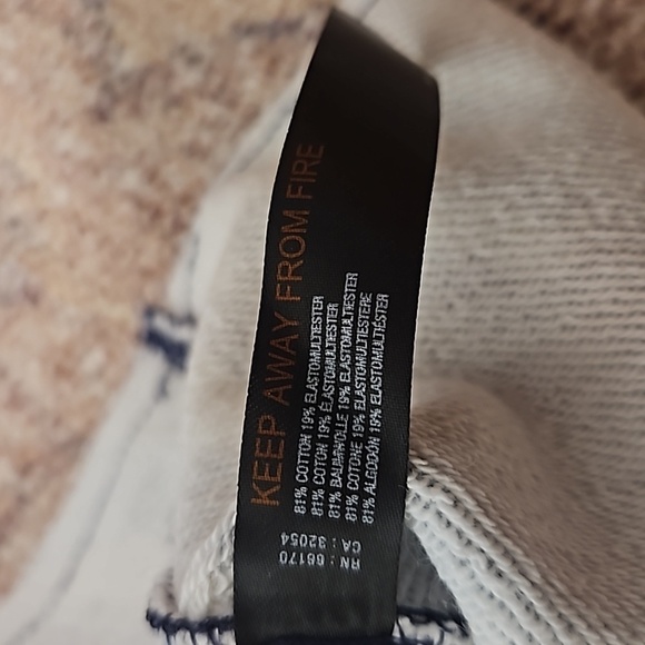 Free People Movement Half Time Printed Hoodie Navy NWOT - Picture 9 of 9